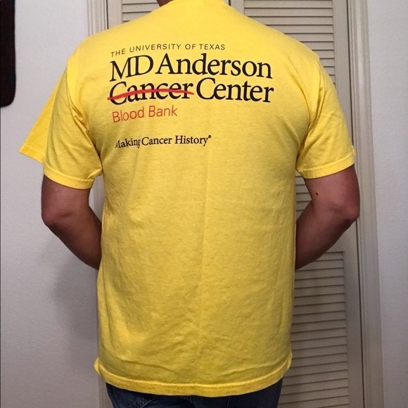 DONATE VACATION HOSPITAL SHIRT YELLOW LARGE - Picture 2 of 3
